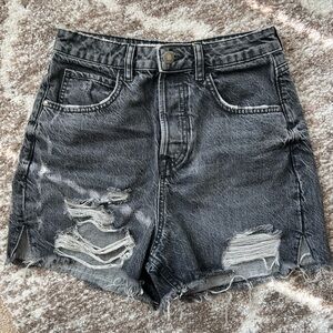 Zara High Rise Denim Shorts Size 6!